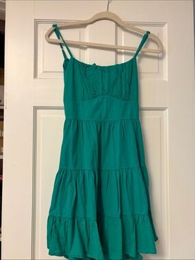 Blanco by Nature , Small ,Kelly green , mini Sundress